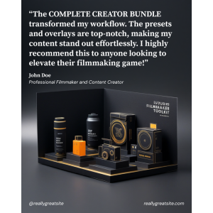 Complete Creator Bundle - LUT + Presets + Overlays + SFX