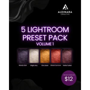 Lightroom Mobile Preset Pack Vol.1