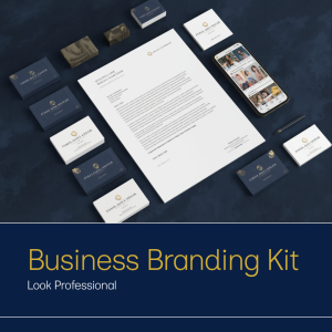 Business Branding Kit - Business Card + Social Media + Letterhead