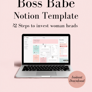 Boss Babe Notion - Productivity Template for Female Entrepreneurs